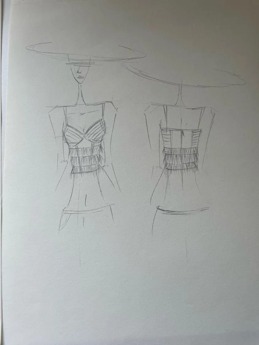 Bustier Sketch
